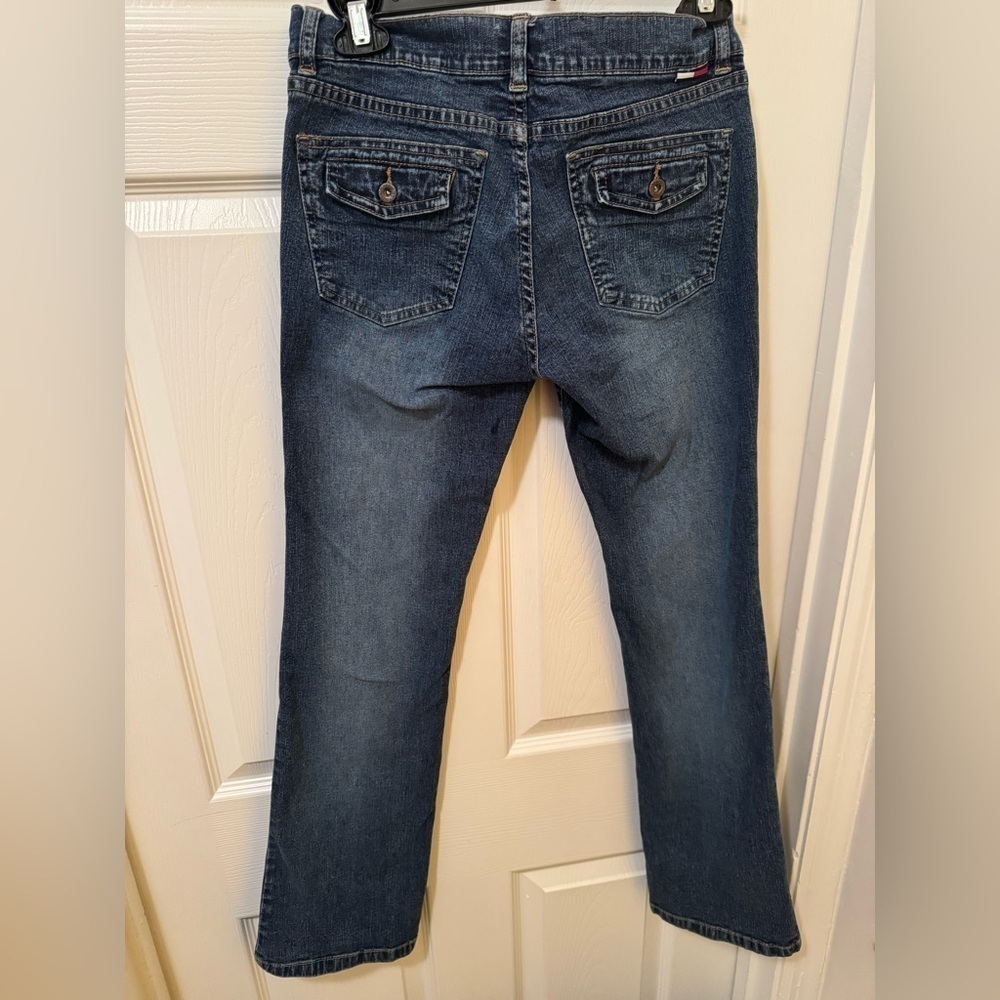 Vintage Tommy Jeans Low Rise Medium Wash Size 7 - Picture 2 of 8